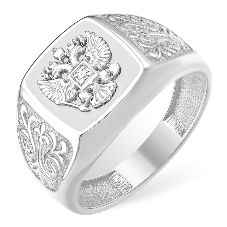 Кольцо, серебро, фианит, 11104111884-501
